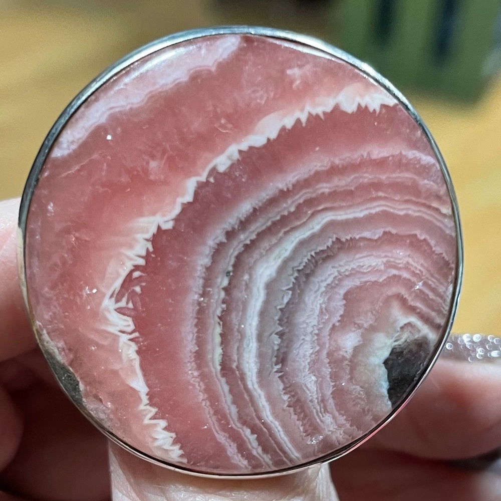 Sterling Agate Ring - image 1